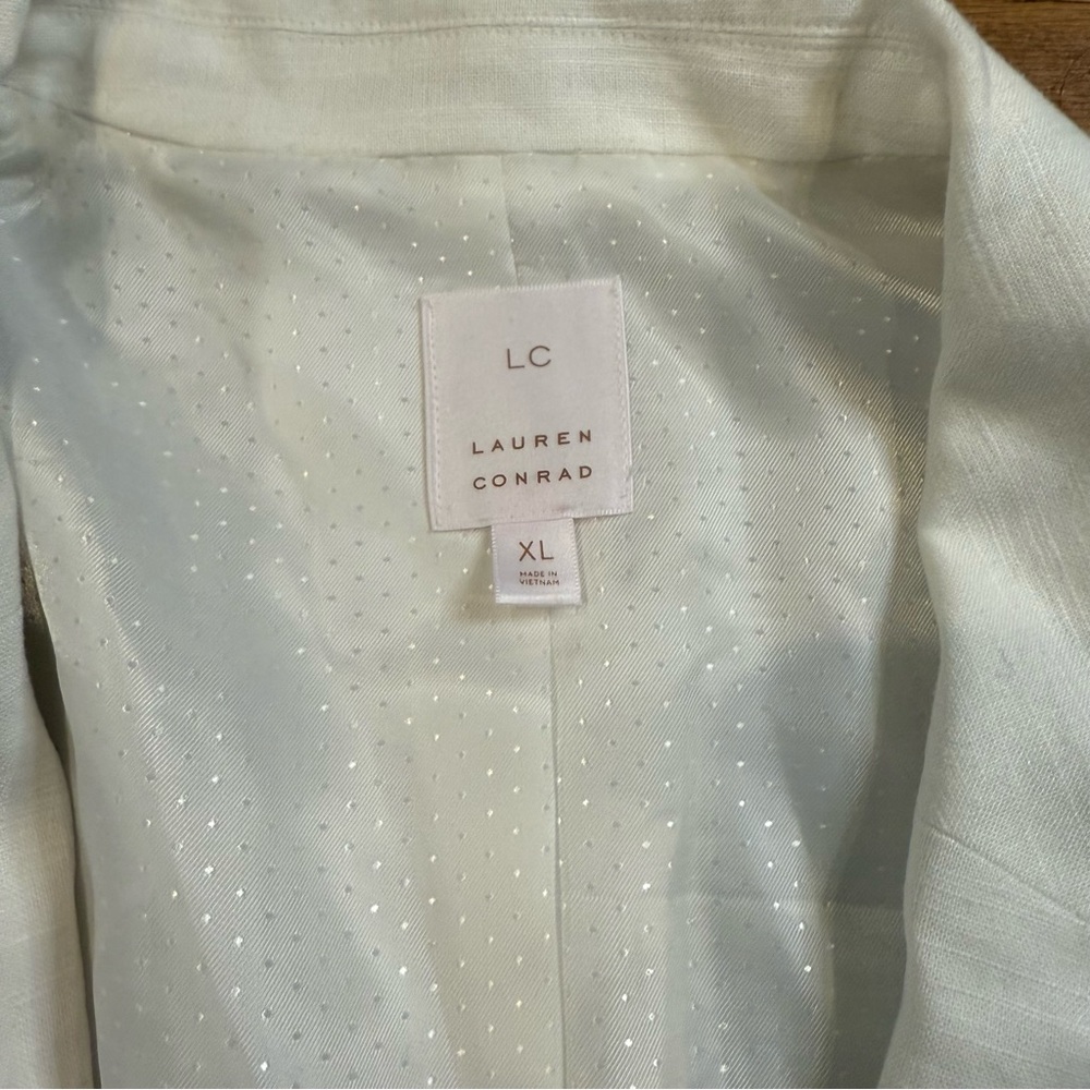 LC Lauren Conrad Classic White Blazer - Picture 6 of 6